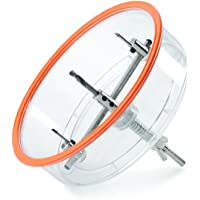 AUSONIA - 34744 SIERRA DE COMPÁS AJUSTABLE DE 30 CM DE DIÁMETRO CON TAZA DE PLÁSTICO QUE PROTEGE DEL POLVO Y JUNTA…